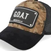 Trucker-John Hatter & Co Goat Camo/Black A-Frame Trucker -