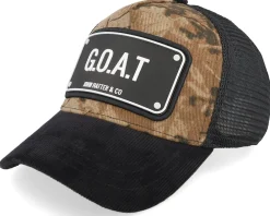 Trucker-John Hatter & Co Goat Camo/Black A-Frame Trucker -
