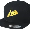 Snapback-Sneakers Gold Logo Black Snapback -