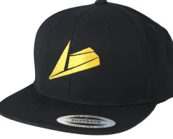 Snapback-Sneakers Gold Logo Black Snapback -