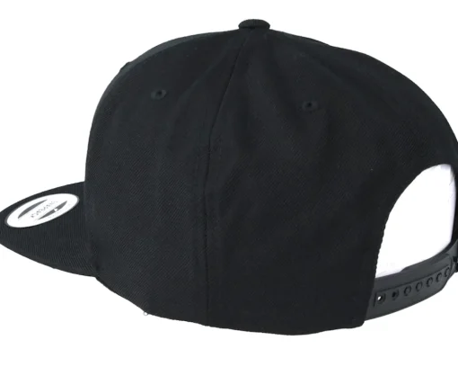 Snapback-Sneakers Gold Logo Black Snapback -