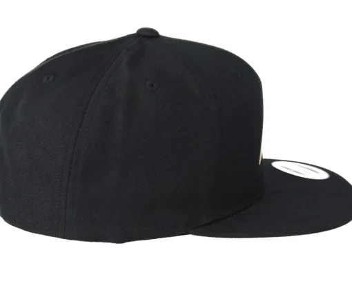Snapback-Sneakers Gold Logo Black Snapback -