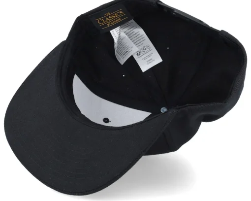 Snapback-Bearded Man Golden Crest Black/Gold Snapback -
