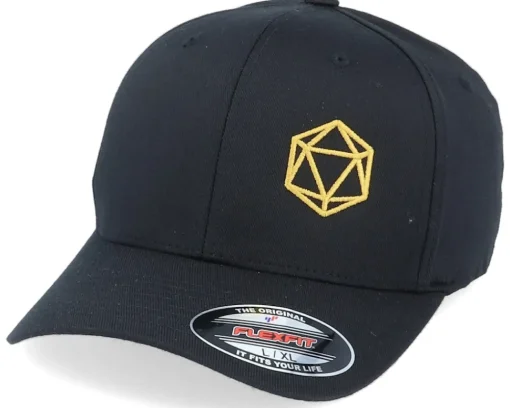 Sale Gamerz Golden D20 Side Panel Black Flexfit -