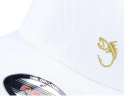 Flexfit-Skillfish Golden Fish Hook Logo Flexfit - White