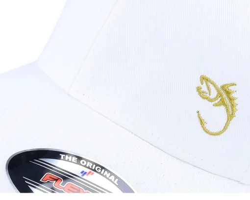 Flexfit-Skillfish Golden Fish Hook Logo Flexfit - White