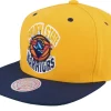 Snapback-Mitchell & Ness Golden State Warriors Breakthrough Yellow Snapback -