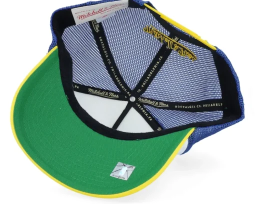 Trucker-Mitchell & Ness Golden State Warriors Champs Fest White Trucker -