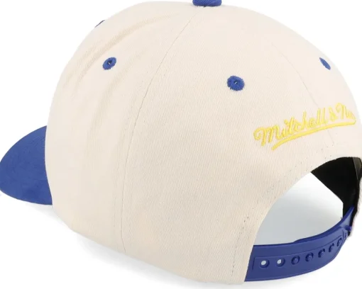 Adjustable-Mitchell & Ness Golden State Warriors Horizon Pro Off /Blue Adjustable - White