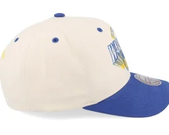 Adjustable-Mitchell & Ness Golden State Warriors Horizon Pro Off /Blue Adjustable - White