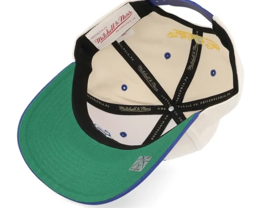 Adjustable-Mitchell & Ness Golden State Warriors Horizon Pro Off /Blue Adjustable - White