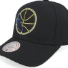 Outlet Mitchell & Ness Golden State Warriors Neon Logo Pro Adjustable - Black