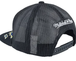 Trucker-Mitchell & Ness Golden State Warriors Recharge Black Trucker -