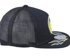 Trucker-Mitchell & Ness Golden State Warriors Recharge Black Trucker -