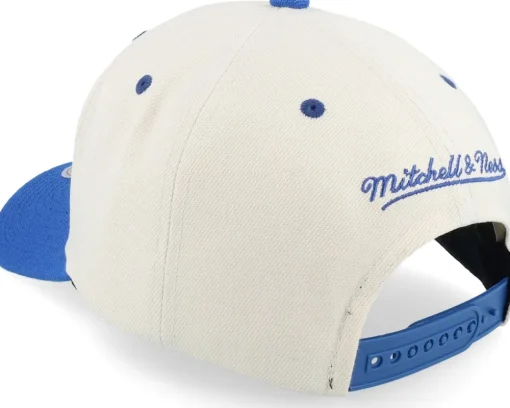 Adjustable-Mitchell & Ness Golden State Warriors Retro Type Pro Off /Blue Adjustable - White