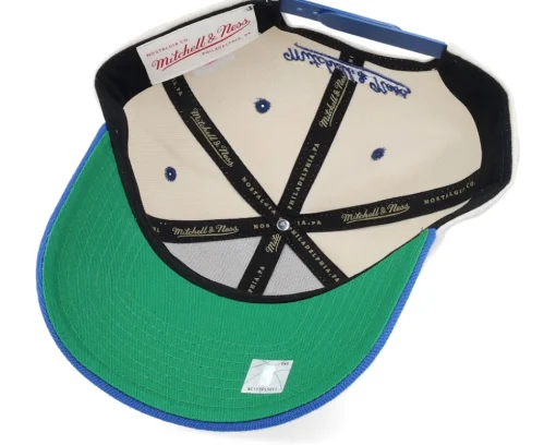 Adjustable-Mitchell & Ness Golden State Warriors Retro Type Pro Off /Blue Adjustable - White