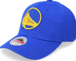 New Mitchell & Ness Golden State Warriors Team Ground 2.0 Stretch Blue Adjustable -