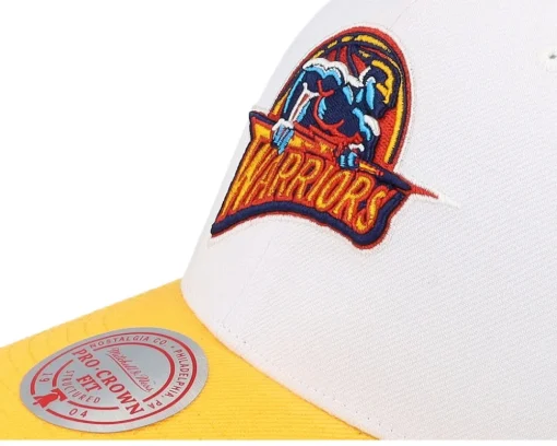 Adjustable-Mitchell & Ness Golden State Warriors Team 2 Tone 2.0 Pro Adjustable - White