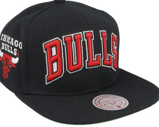 Snapback-Mitchell & Ness Golden State Warriors Triple Play Snapback - Black
