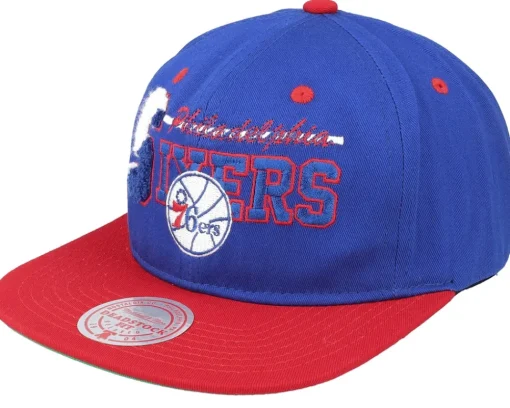 Snapback-Mitchell & Ness Golden State Warriors Varsity Letter /Yellow Snapback - Blue