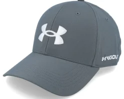 Adjustable | Golf-Under Armour Golf 96 Hat Pitch Gray Adjustable -