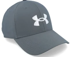 Adjustable | Golf-Under Armour Golf 96 Hat Pitch Gray Adjustable -