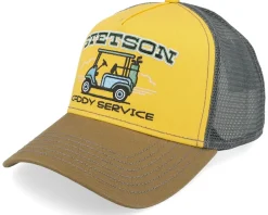Golf-Stetson Golf Caddy Service Yellow/Brown/Black Trucker -