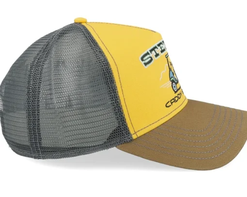 Golf-Stetson Golf Caddy Service Yellow/Brown/Black Trucker -