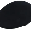 Best Borsalino Golf Cap Black Flat Cap -