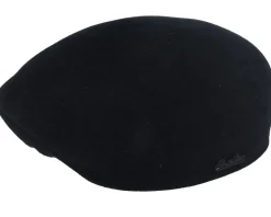 Best Borsalino Golf Cap Black Flat Cap -