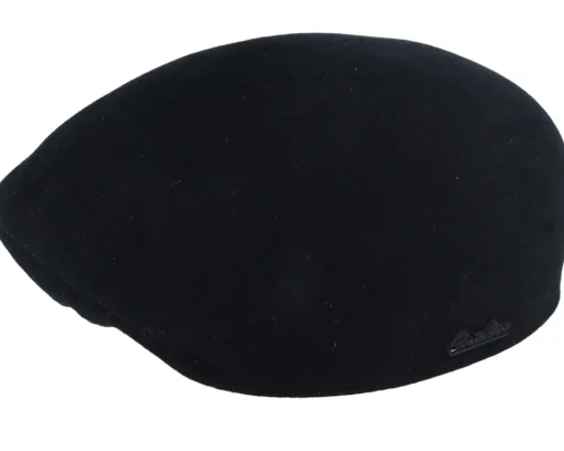 Best Borsalino Golf Cap Black Flat Cap -