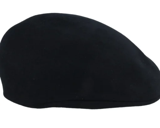 Best Borsalino Golf Cap Black Flat Cap -