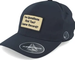 Golf-Pins & Stripes Golf Patch Logo Black Delta Flexfit -