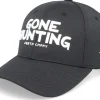 Adjustable-SQRTN Gone Hunting Hooked Cap Black Adjustable -