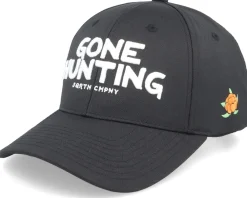 Adjustable-SQRTN Gone Hunting Hooked Cap Black Adjustable -