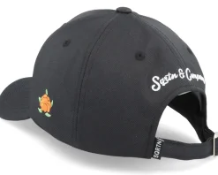 Adjustable-SQRTN Gone Hunting Hooked Cap Black Adjustable -