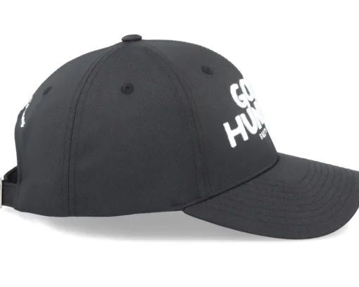 Adjustable-SQRTN Gone Hunting Hooked Cap Black Adjustable -