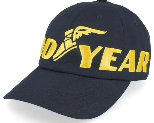 Adjustable-HUF Good Year Pit Crew Hat Black Adjustable -