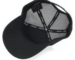 Trucker-Ed Hardy Gothic Skull In Flames Black/Black A-Frame Trucker -