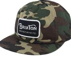 Best Brixton Grade Camo Snapback -