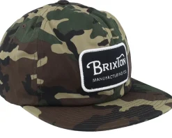 Best Brixton Grade Camo Snapback -