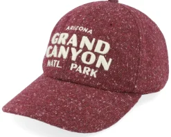 Dad Cap-American Needle Grand Canyon Canopy Burgundy Dad Cap -