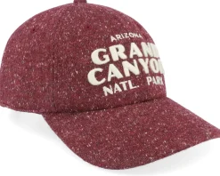 Dad Cap-American Needle Grand Canyon Canopy Burgundy Dad Cap -