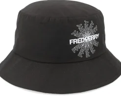 Online Fred Perry Graph Print Black Bucket -