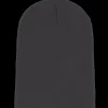 Blank Beanies-Beechfield Graphite Grey Long Blank Beanie -