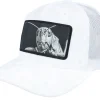 Velvet Caps-Calza Pennello Grasshopper Big Patch Velvet Trucker - White