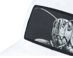 Velvet Caps-Calza Pennello Grasshopper Big Patch Velvet Trucker - White