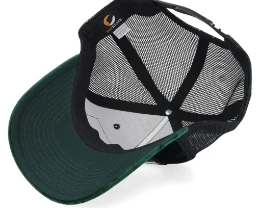 Velvet Caps-Scenes Graveyard Velvet Green/Black Trucker -
