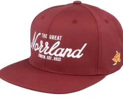 Snapback-SQRTN Great Norrland Maroon Snapback -