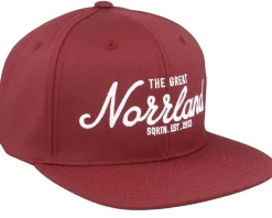 Snapback-SQRTN Great Norrland Maroon Snapback -
